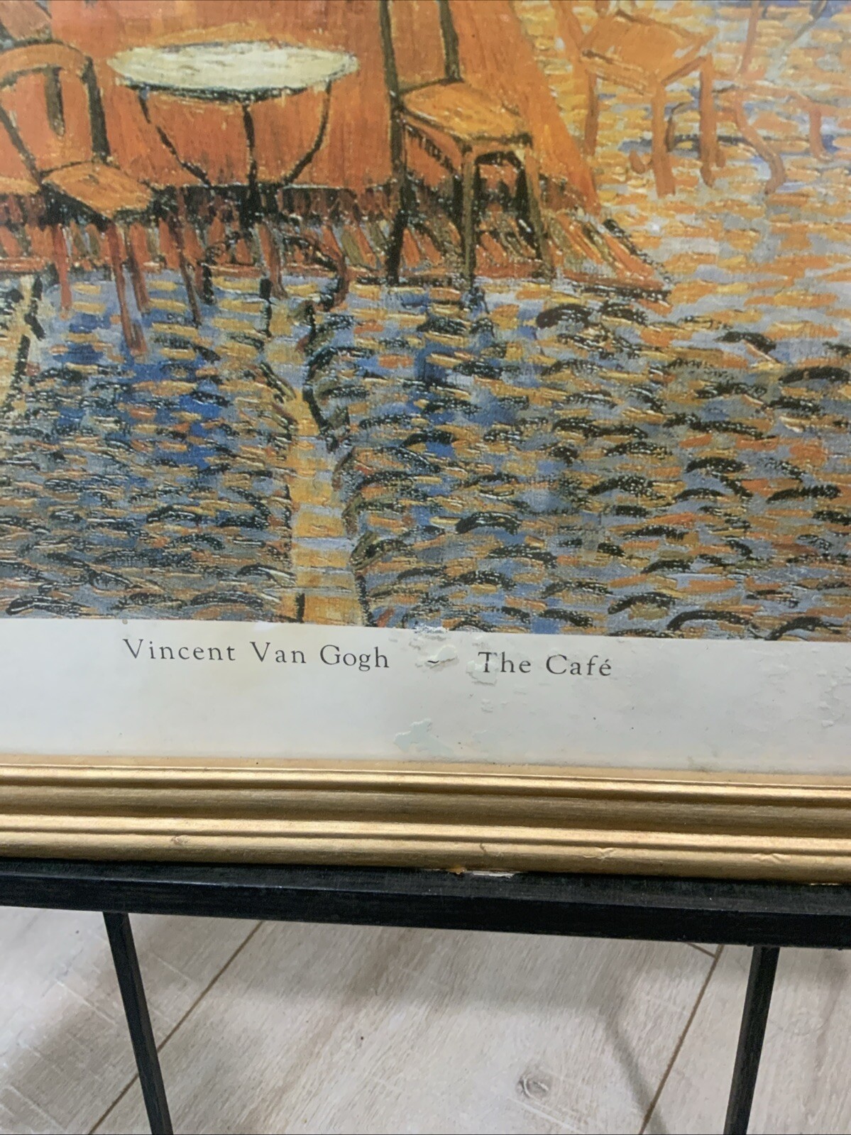 Vincent Van Gogh Cafe Terrace At Night Framed Print 21×17,5 France Café Art 1888