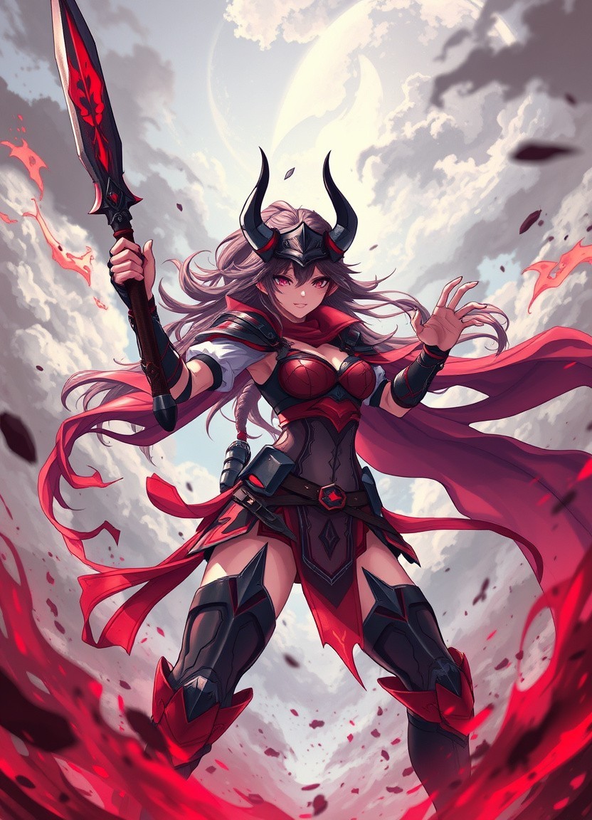 SEXY Female Anime Waifu Warrior Woman 4×6 Print Fantasy Art 052626-11