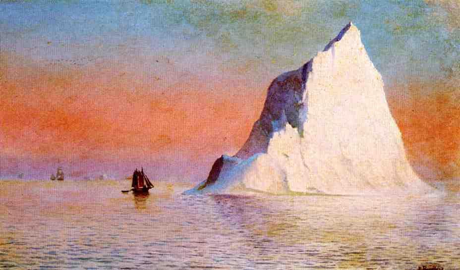 William Bradford Icebergs 1869 17″x 22″ Archival Art Print