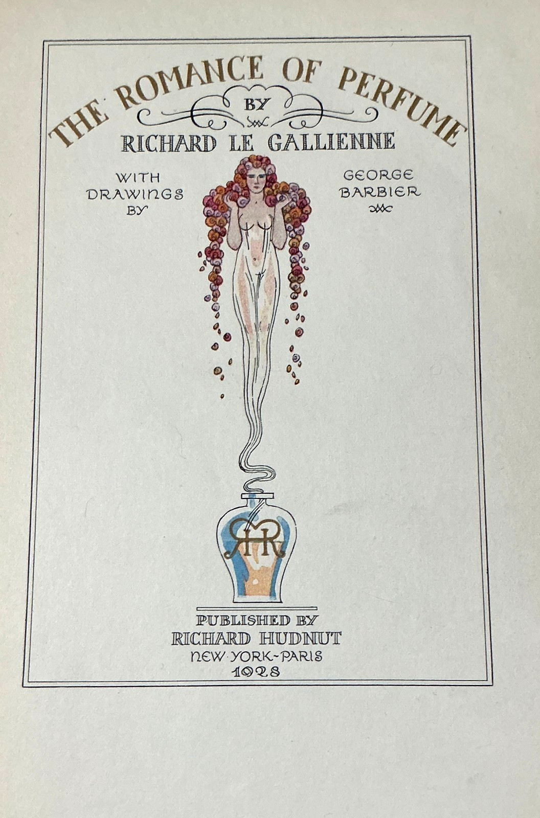 Art Deco Original George Barbier 1928: Perfume Salon in Jazz-Age Paris, Le Debut