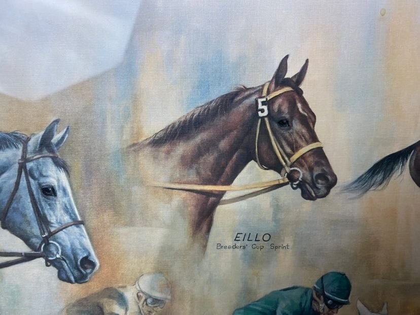 28/40 Rare KELLY STEVENS “1984 HOLLYWOOD PARK BREEDER’S CUP” COA