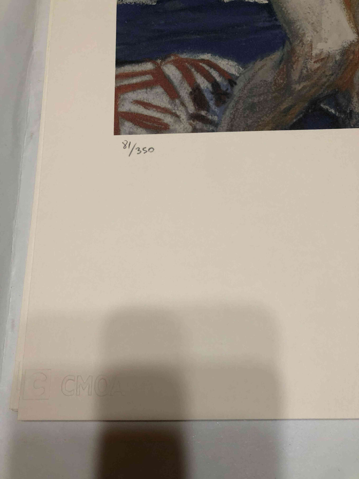 Frantisek Kupka Lithography off set cm 50×70 signing on plate with certificate