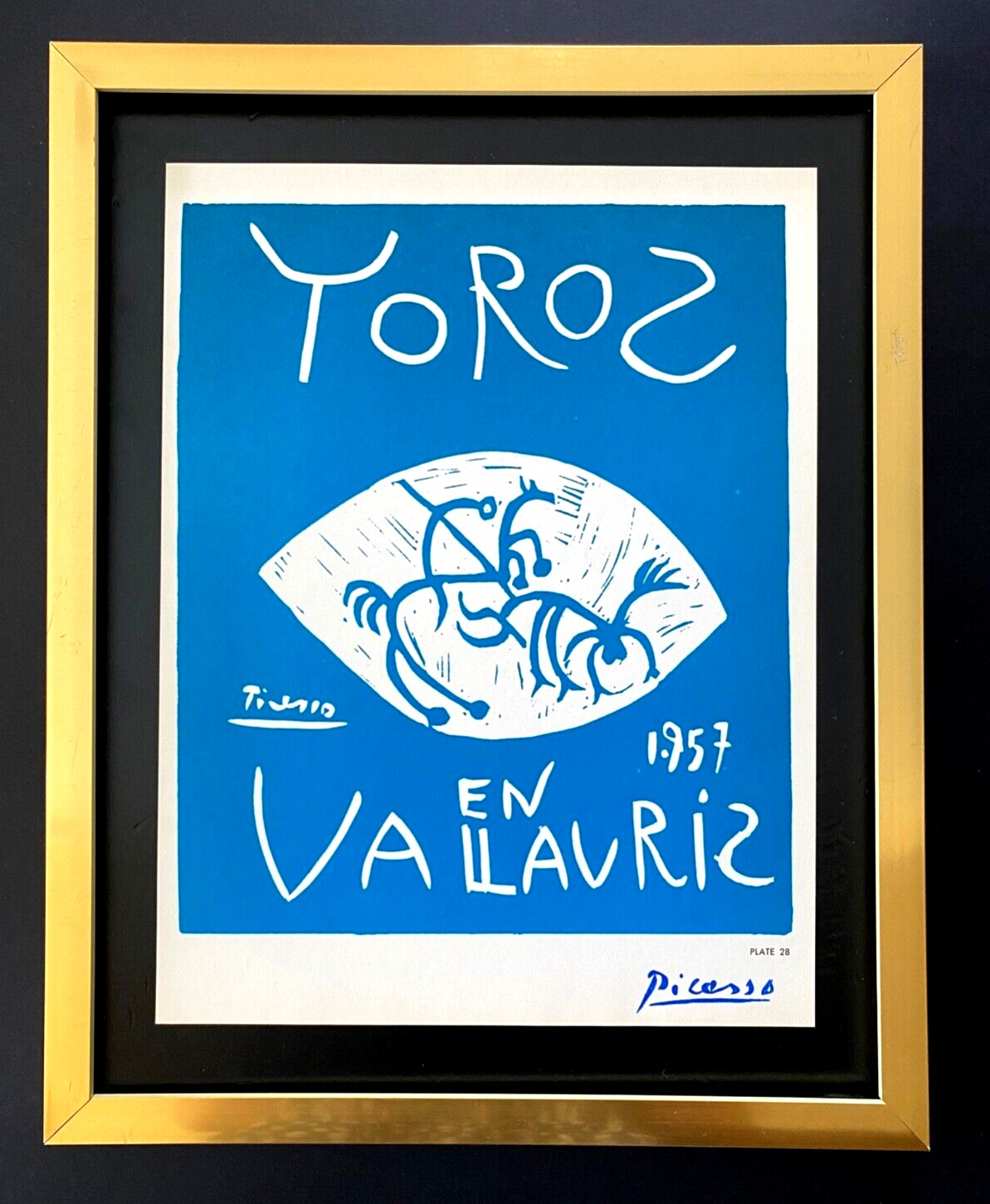 PABLO PICASSO | Vintage 1964 Signed Offset Lithograph | Ltd. Ed | Framed!
