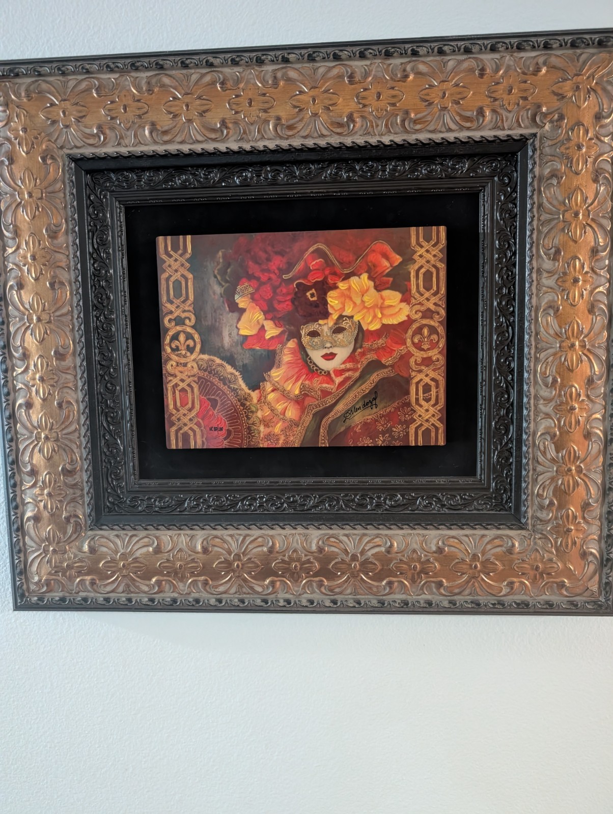 Diana Mendoza “Dama de Abanico” HC 80/130 Signed Park West Framed w/ COA