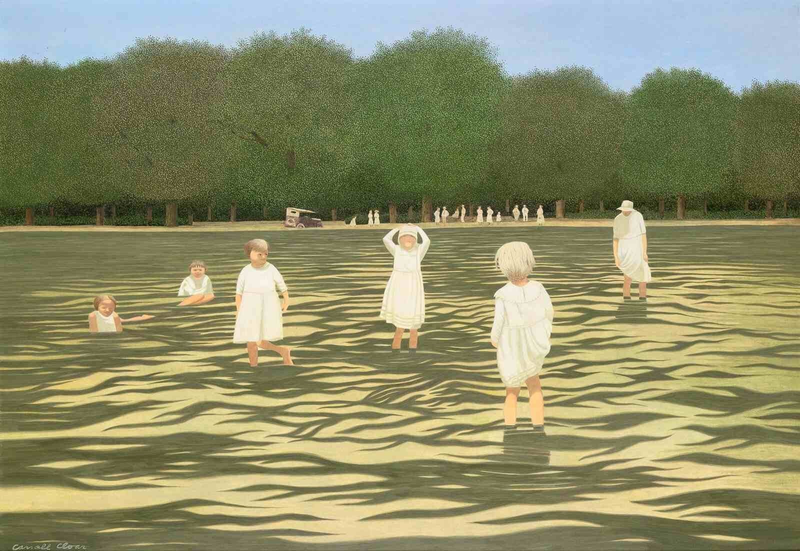 Carroll Cloar : Sunday at the Lake : Art Print 11×17″