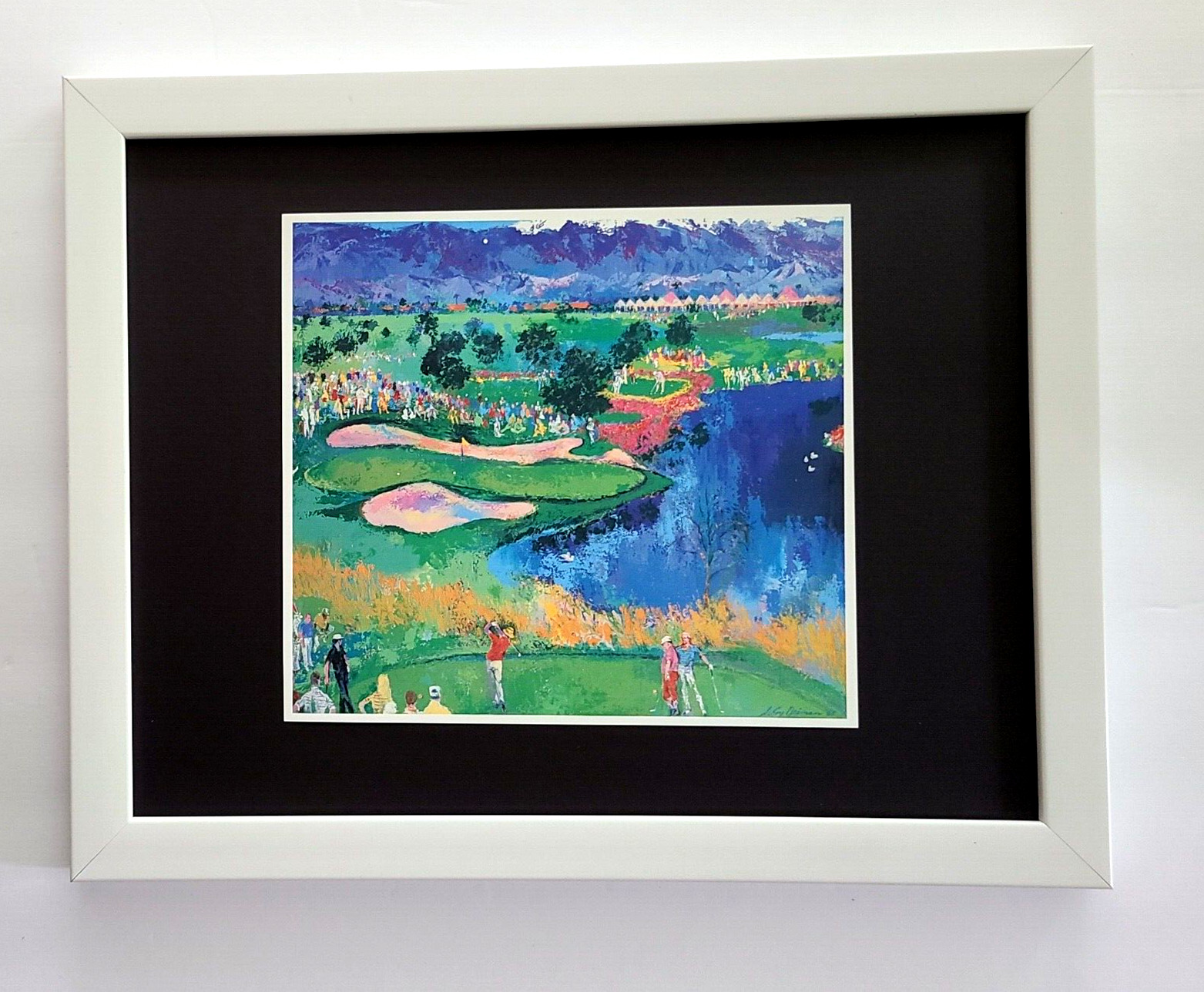 LEROY NEIMAN + THE TOURNAMENT+ CIRCA 1990’S + SIGNED PRINT+ FRAMED