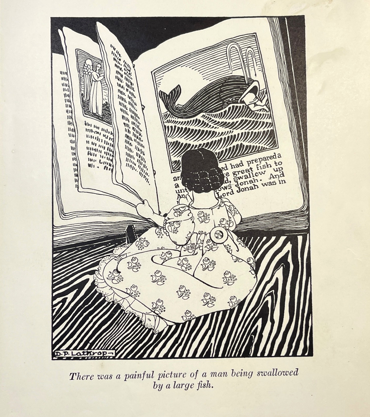 Vintage Book Page Illustration Art 1929 Hitty Her First Hundred Years Doll Book