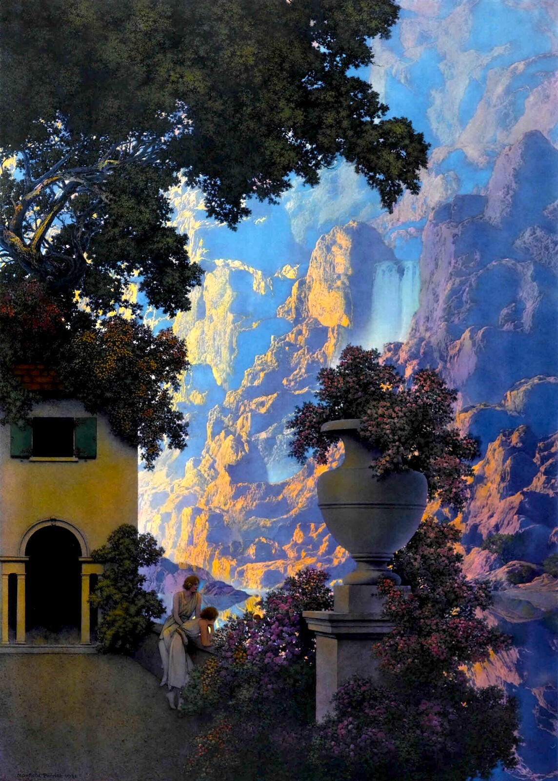 Maxfield Parrish: Sunrise 22×30 Archival Quality Fine Art Print