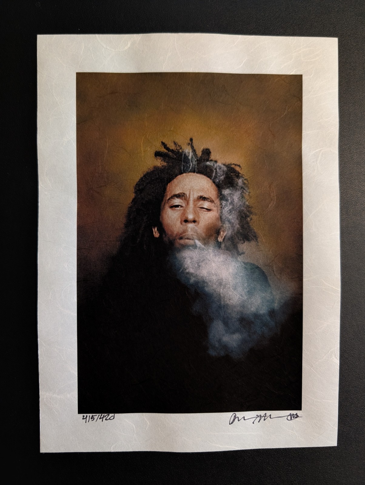 Dennis Morris – Bob Marley – Burnin’ III Signed Photo Art Print