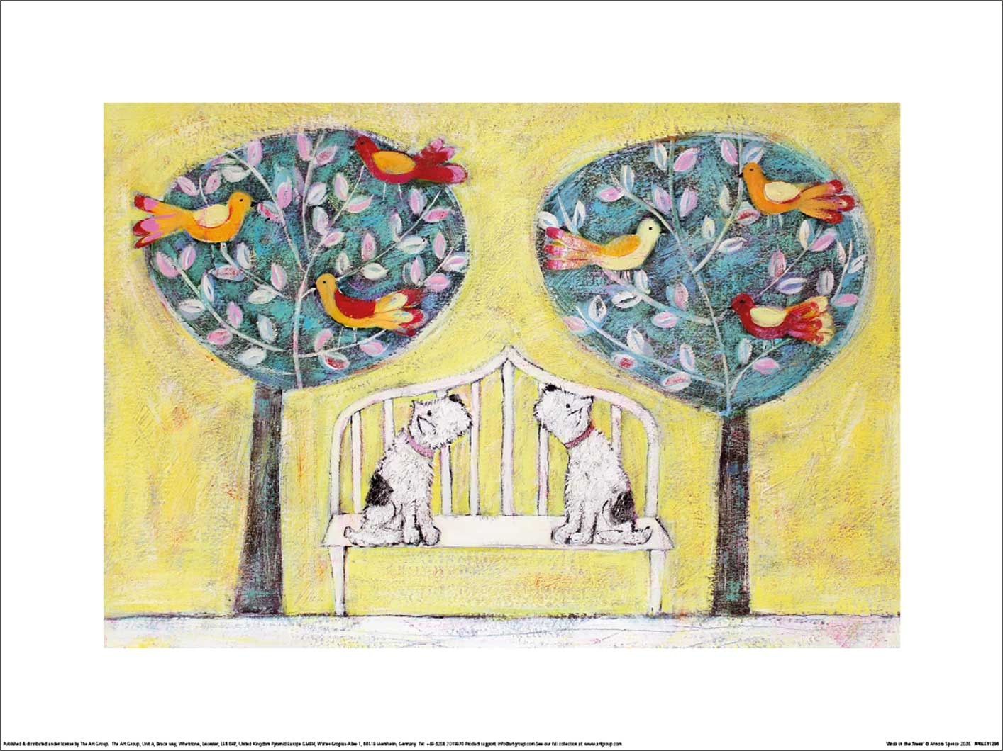 Annora Spence – Birds in the Trees – Official Fine Art Print – 2 sizes available