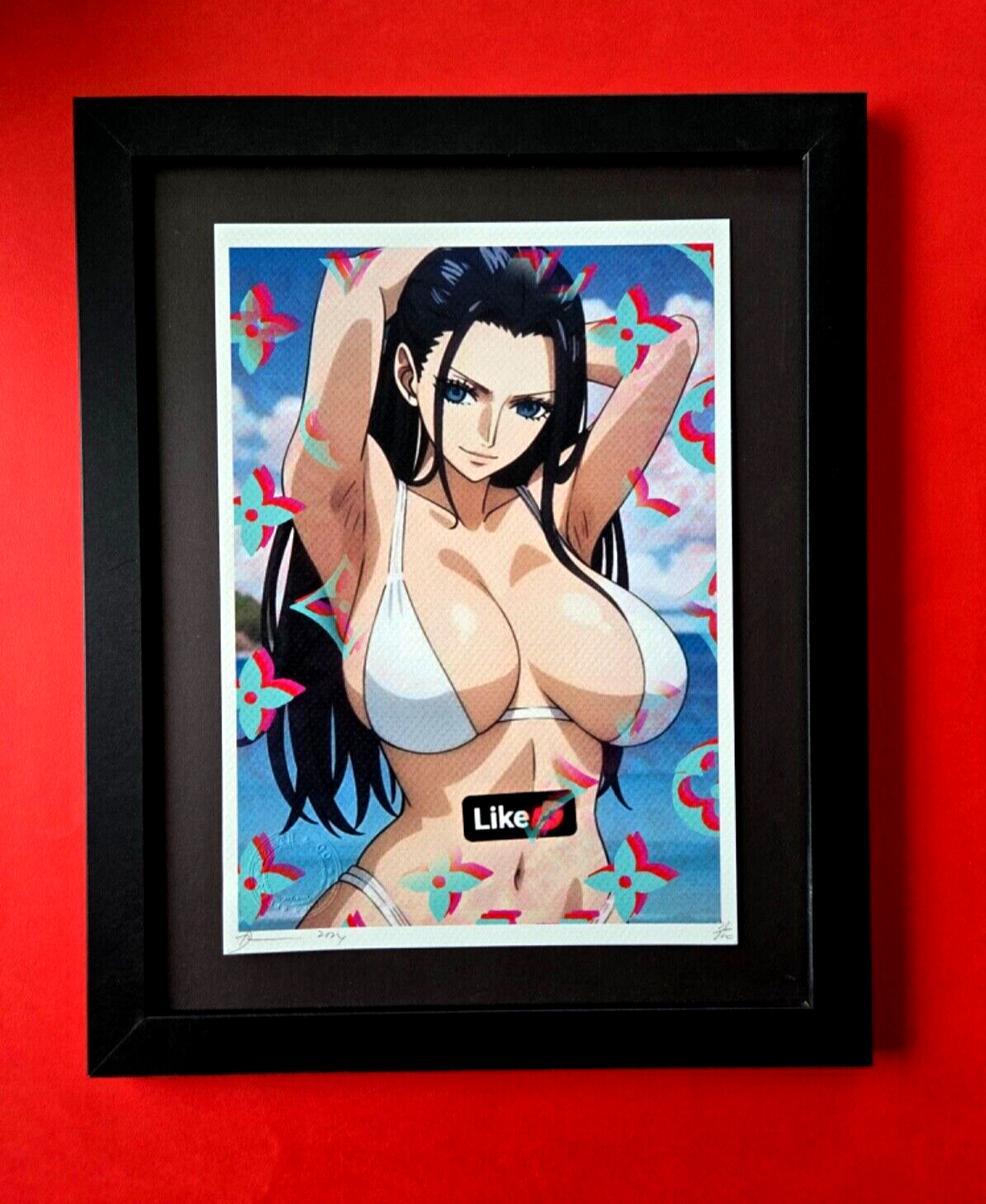 🔥 Death NYC Pop Art Print Hand Signed Framed 16X12in LtdEd. Do you Like it? COA