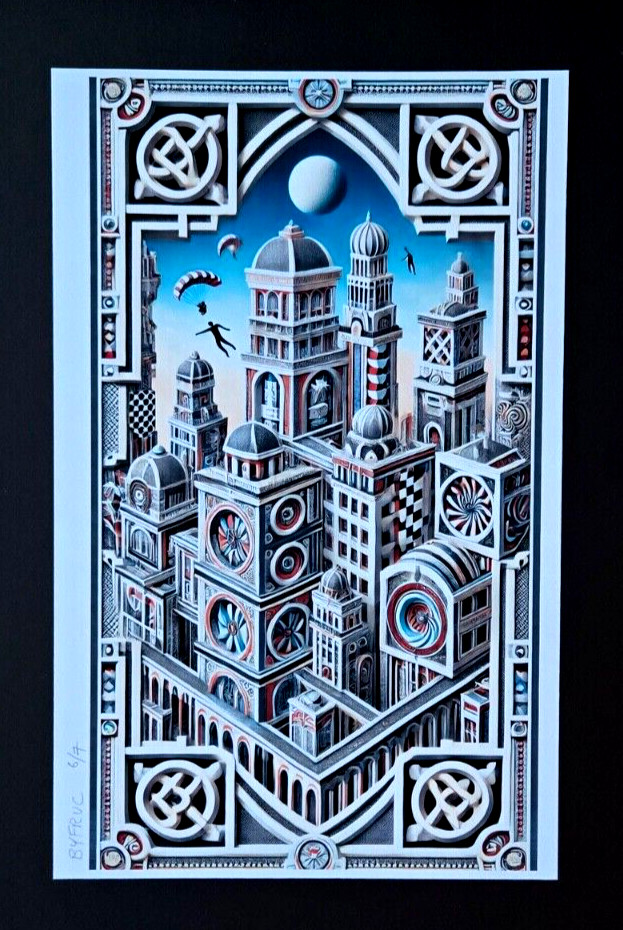 🔥 BYFRUC – Limited Edition of Only 7 Art Prints + Moon Bound Citadel + COA