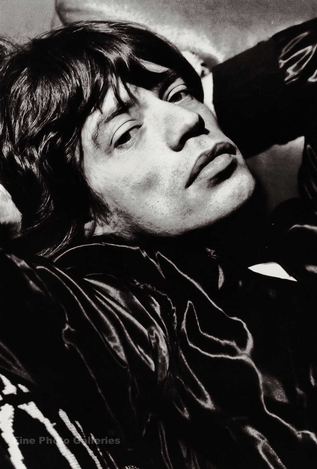 1977 Vintage MICK JAGGER Rolling Stone Music Band HELMUT NEWTON Photo Art 11X14