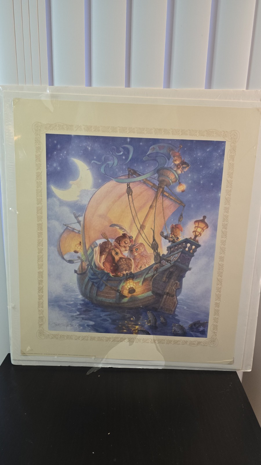 Rare Scott Gustafson “The Owl and the Pussycat” Signed Limited 1997 (214/950)
