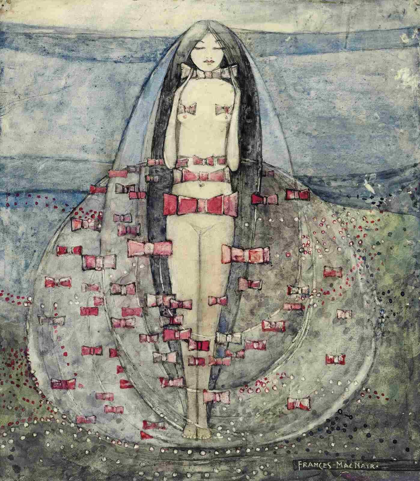 Frances MacDonald – MacNair Bows – Scottish Sisters Art Nouveau Print