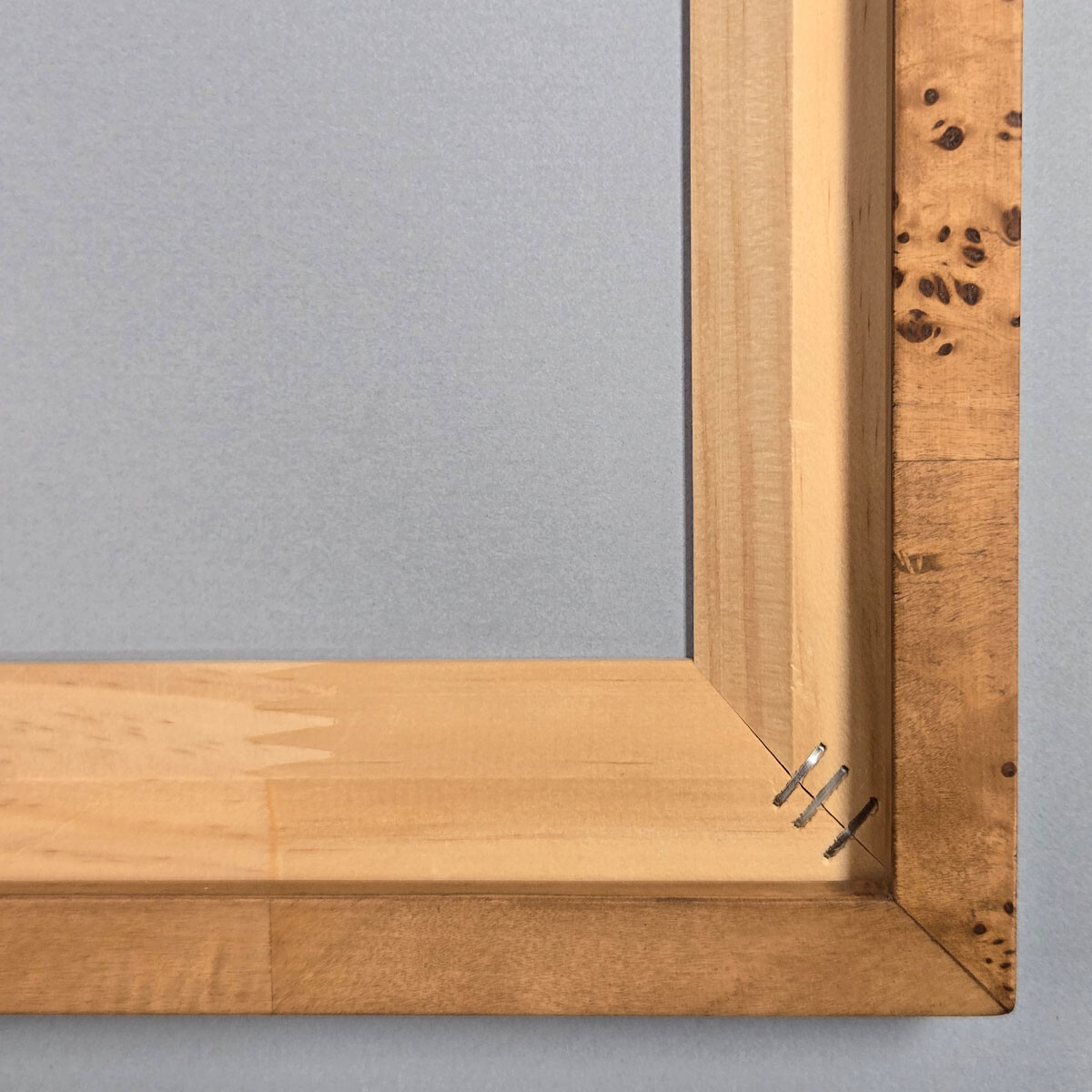 14″ x 17″ Burl Wooden Picture Frame with Wedge