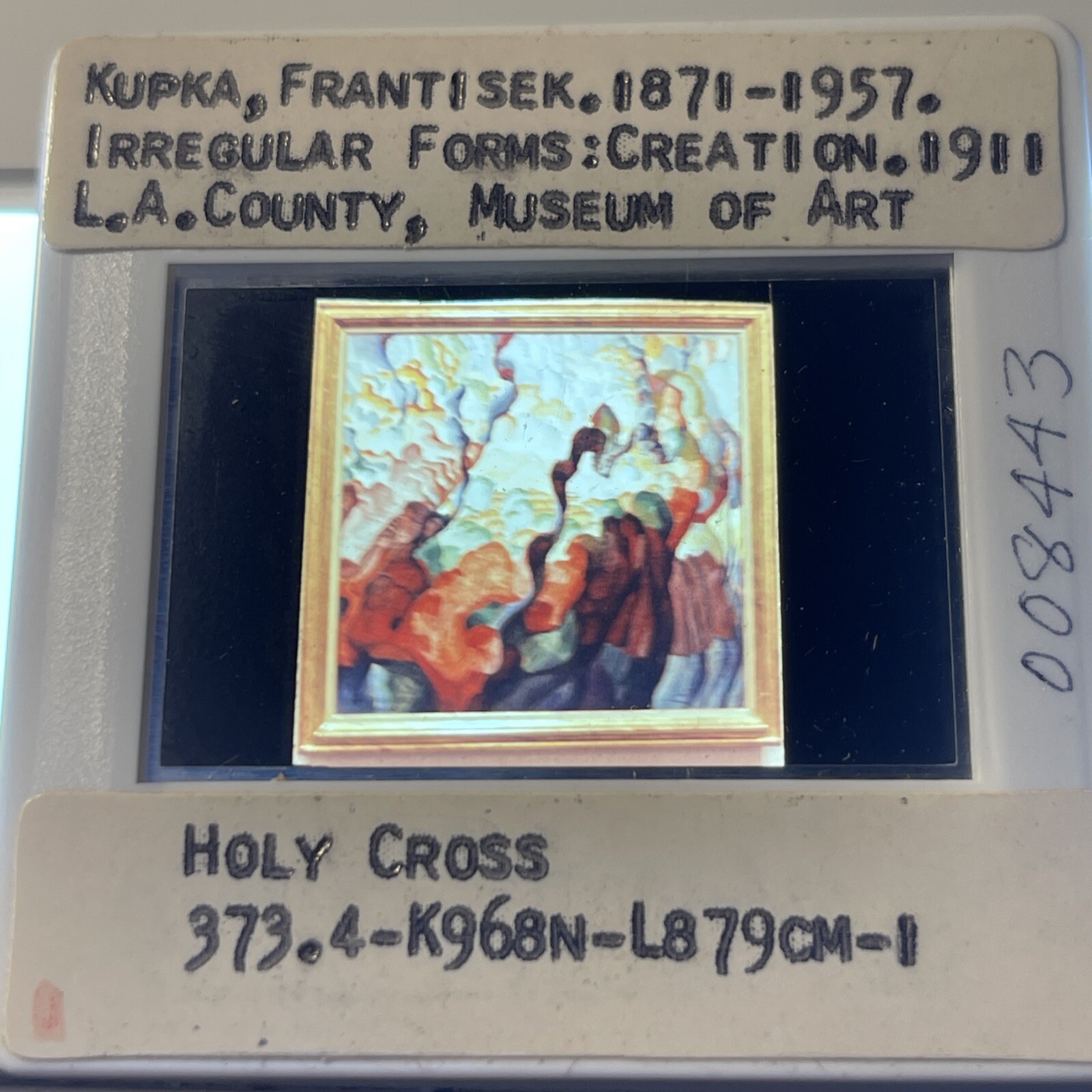 Frantisek Kupka “Irregular Forms” Czech Expressionist Art 35mm Slide