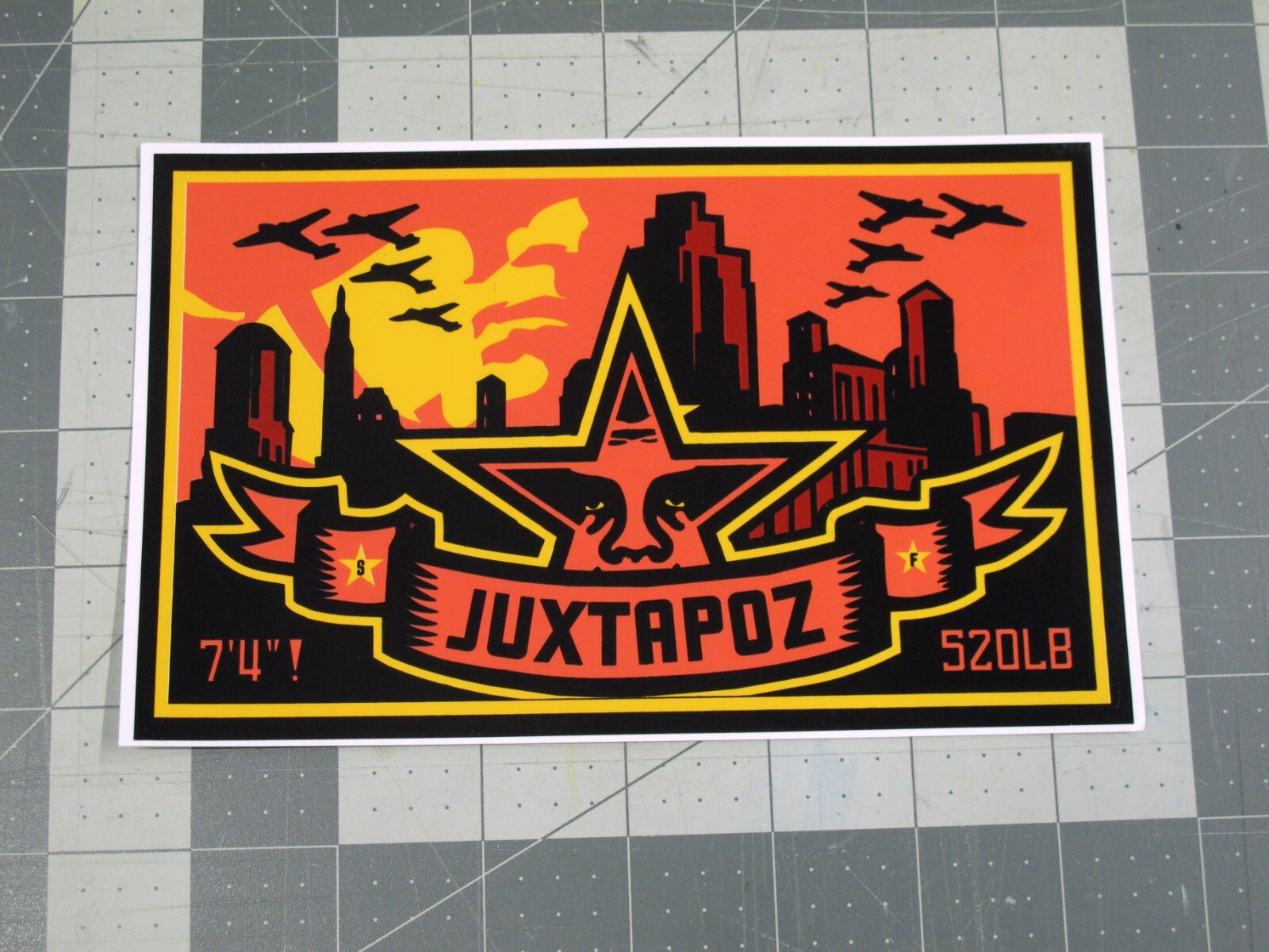 vtg 2000s Obey graffiti sticker Juxtapoz original and authentic