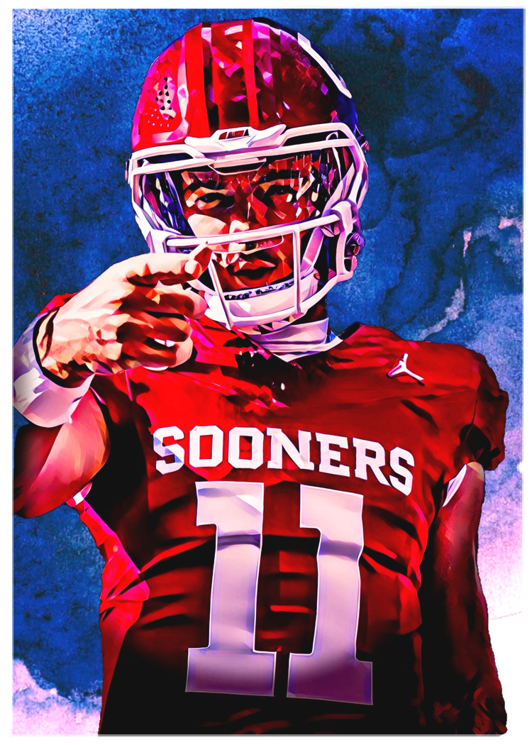 JACKSON ARNOLD * Oklahoma Sooners * FOOTBALL * Novelty Art Card * ATC ACEO