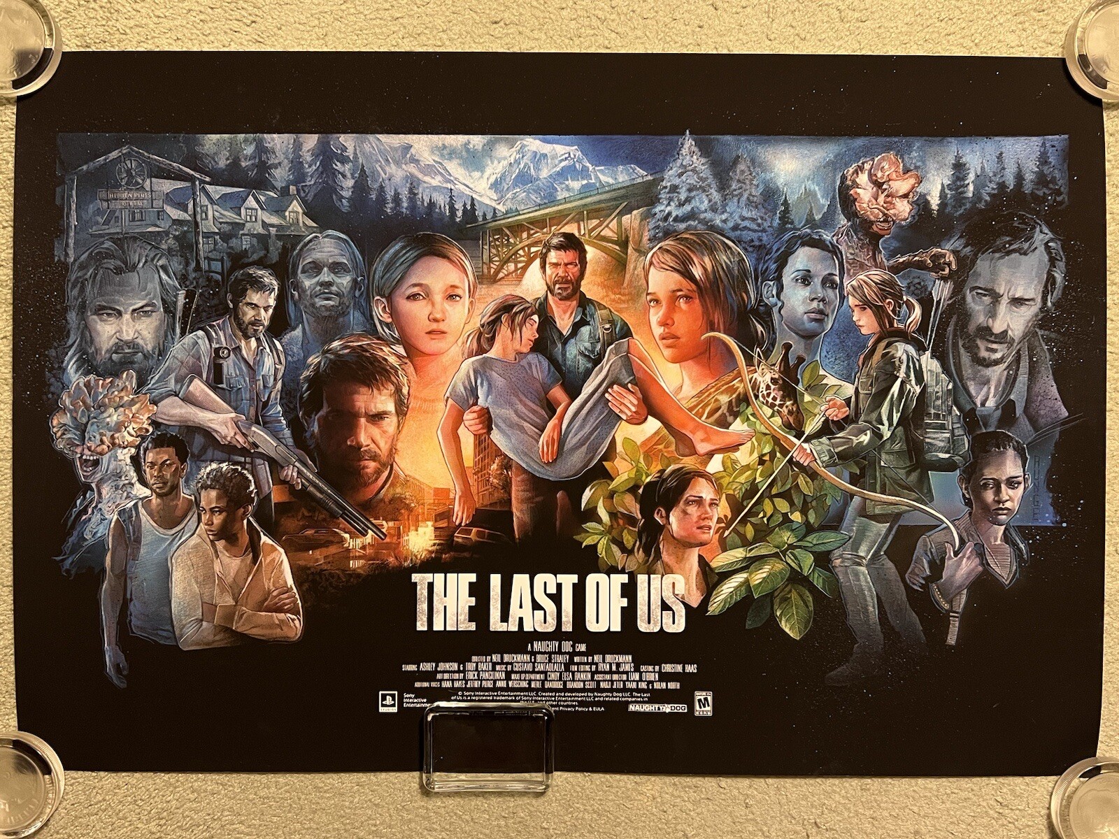 The Last Of Us Playstation Video Game Horror Art Print Poster Mondo Nick Runge