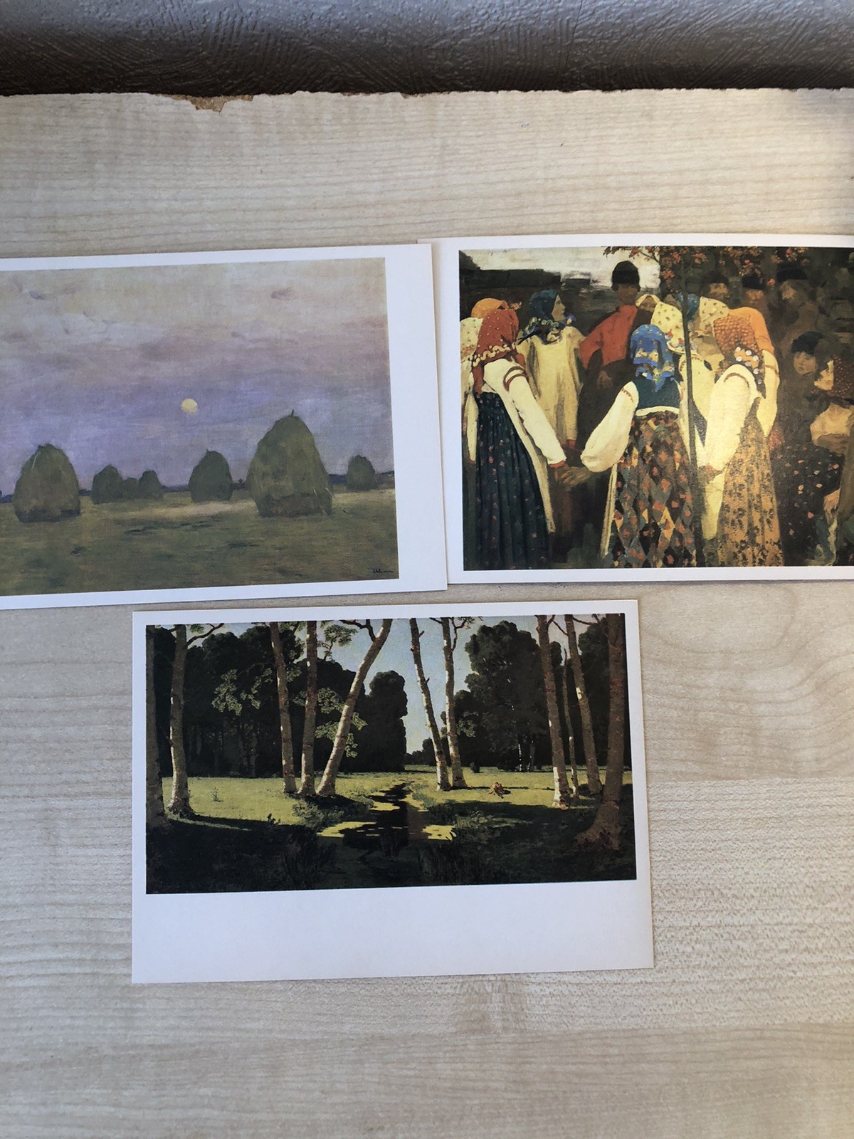 Set of 26 soviet postcards The Tretyakov Gallery Russian museum Moscow, rare