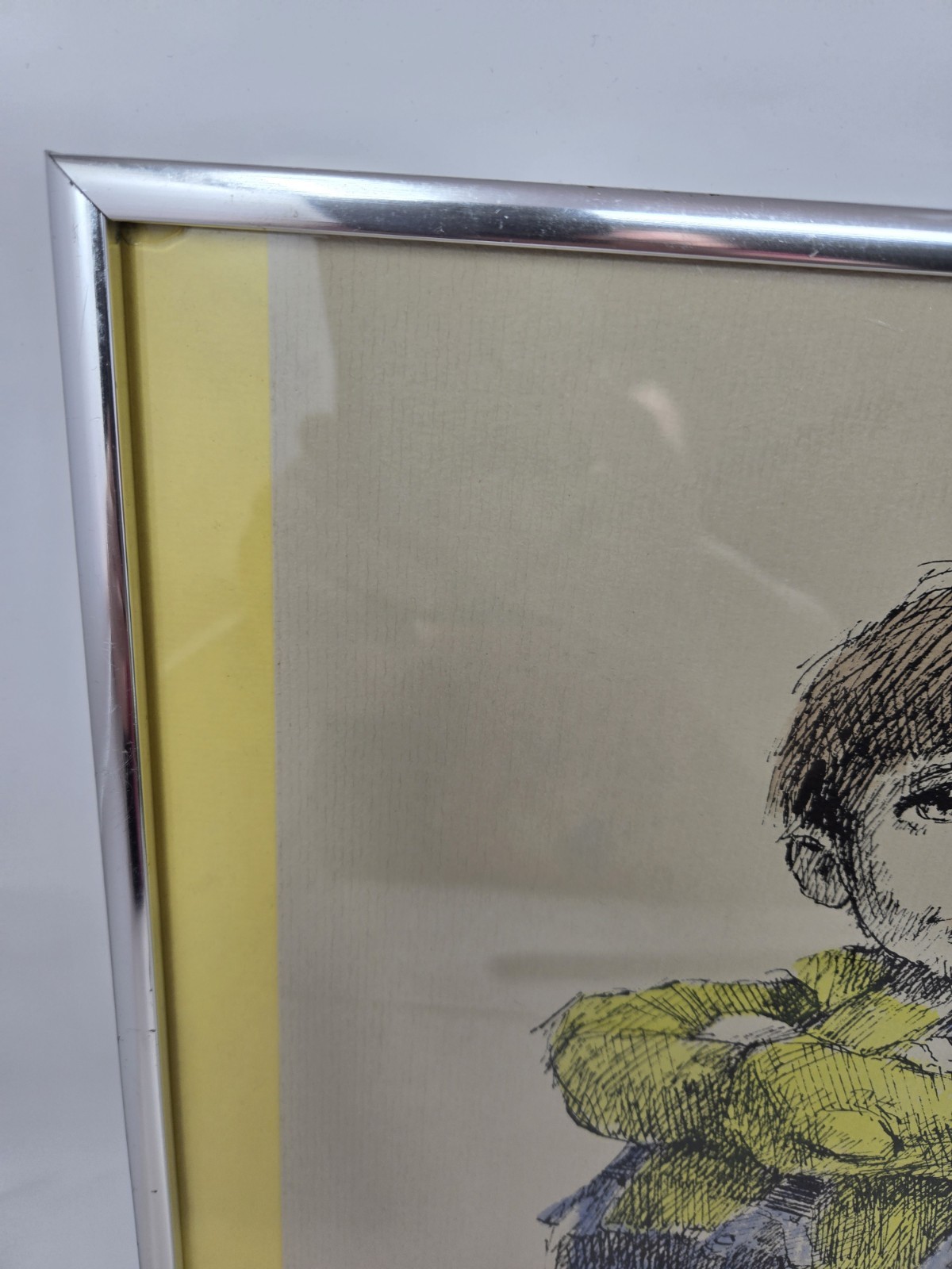 Barry Leighton Jones lithograph Out To Play Children Dog Togetherness Recreation