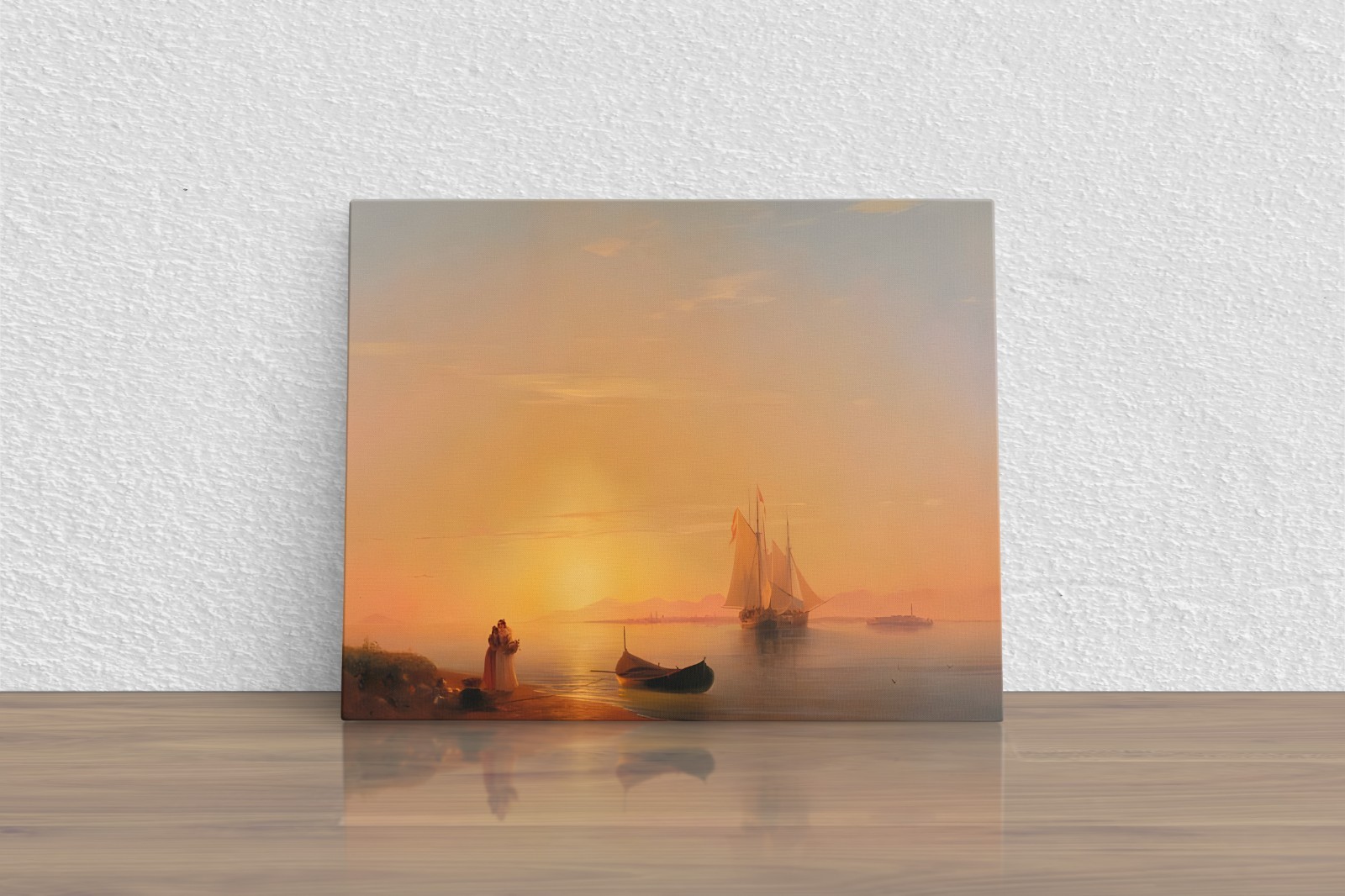 Ivan Aivazovsky”Dalmatian Coast 1848″ Canvas Print Wall Art Home Decor