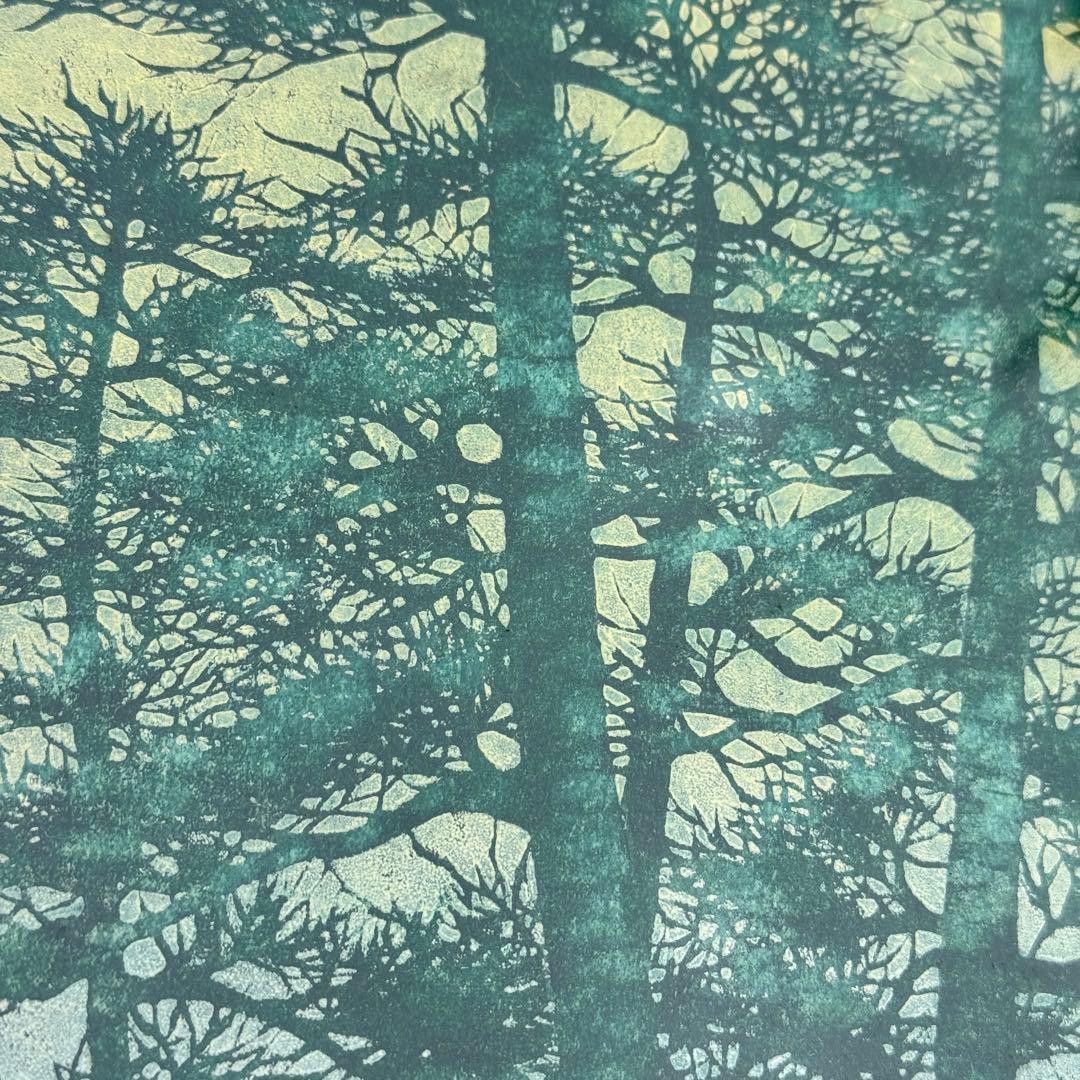 Hajime Namiki Matsukaze Pine Breeze Woodblock Print 1992 Signed 139/200