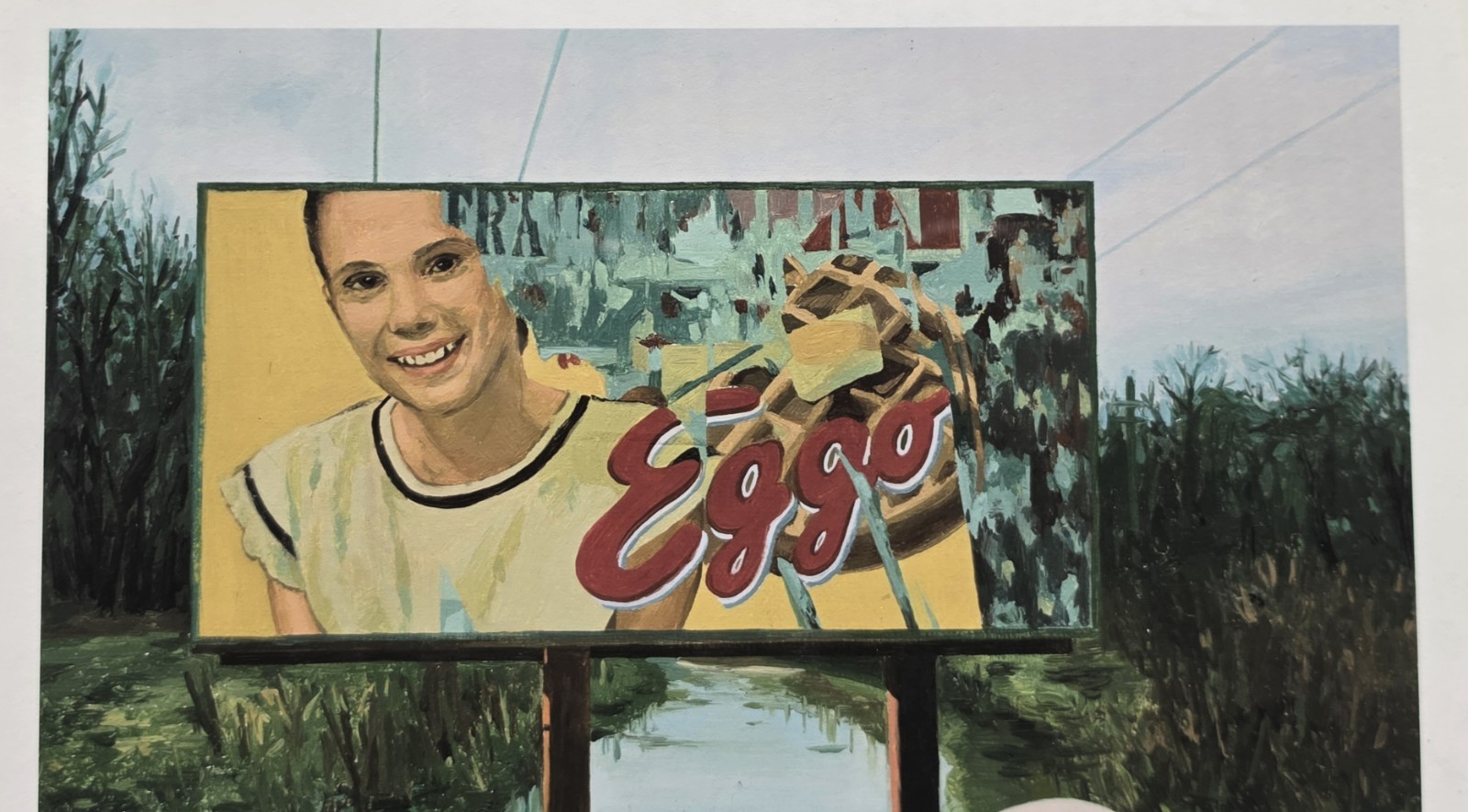 Scott Listfield ‘Eggo’ Astronaut Stranger Things LE SIGNED 12×12″ print #22/35