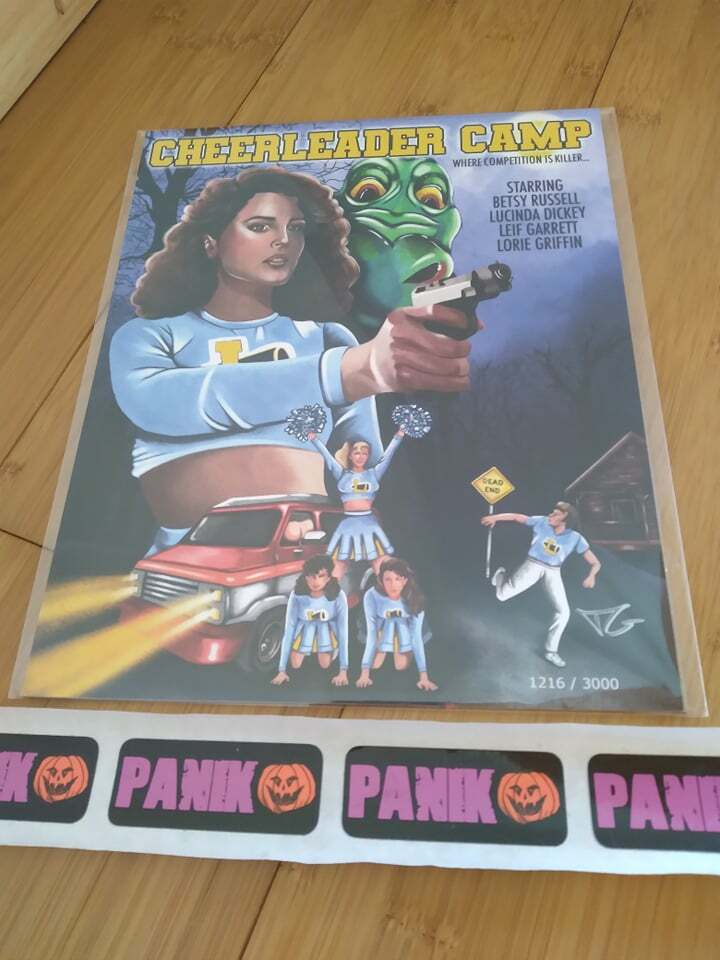 BAM! Cheerleader Camp 8×10 Art Print #1216/3000 Signed by Artist Tatum Gargiulo