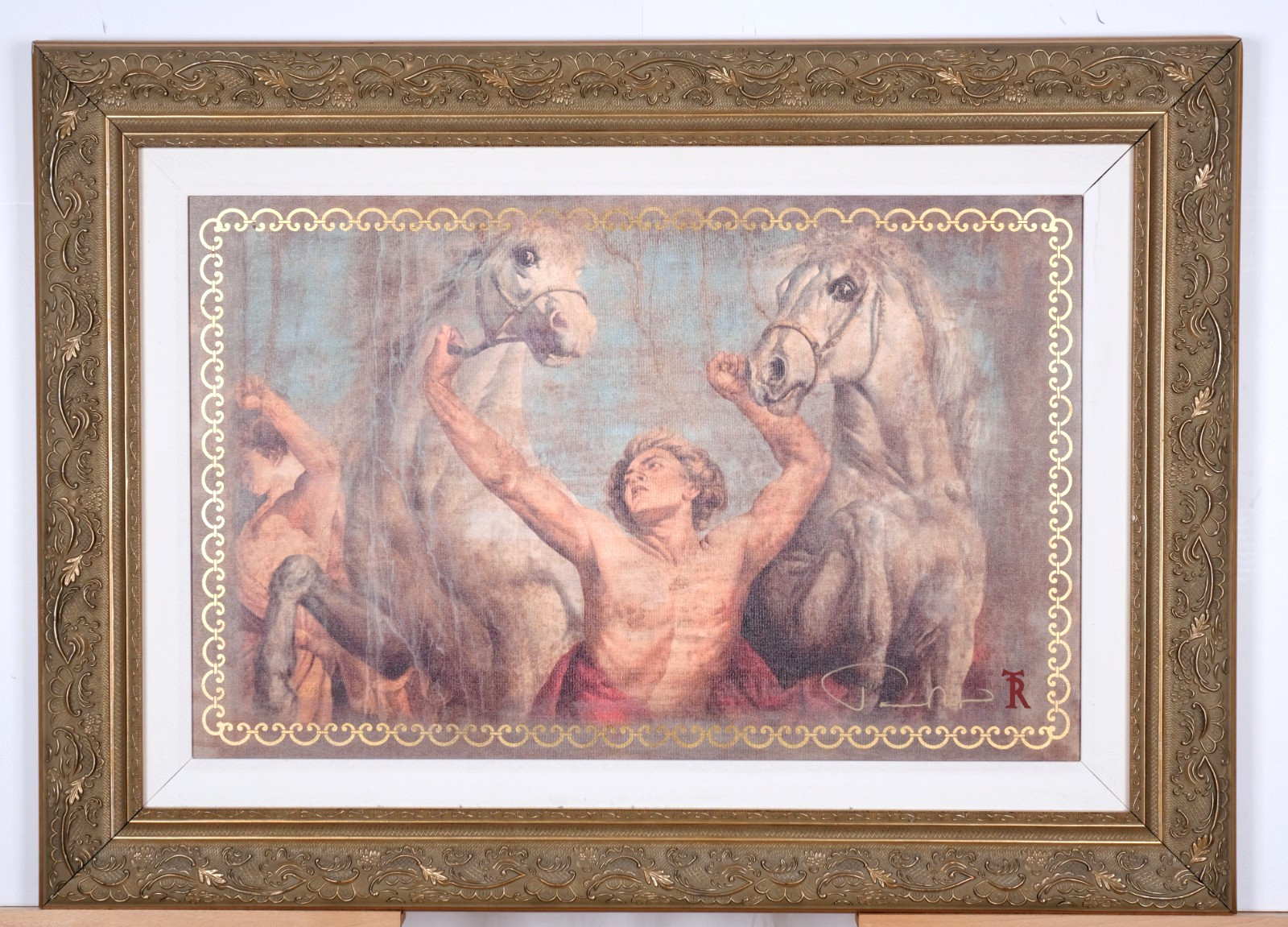 2006 Tomasz Rut “Victoris” Signed L.E. 177/350 Neoclassical Gilded Framed Giclée