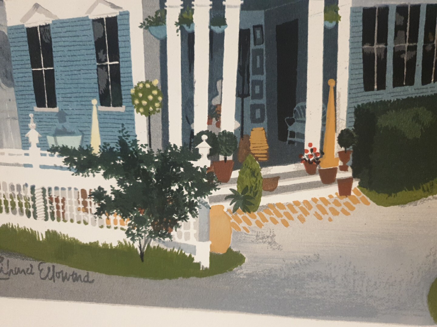 Richard E Howard Original Silkscreen Peter Hunts Orleans Massachusetts Vintage