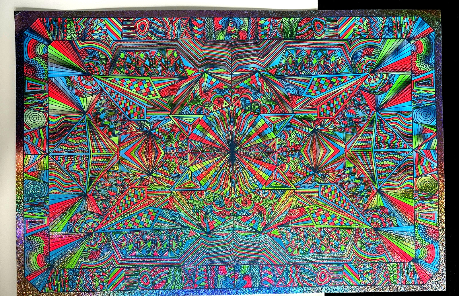 Psychedelic FOIL Print 2016 Portal to a Head by Michael Fuchs