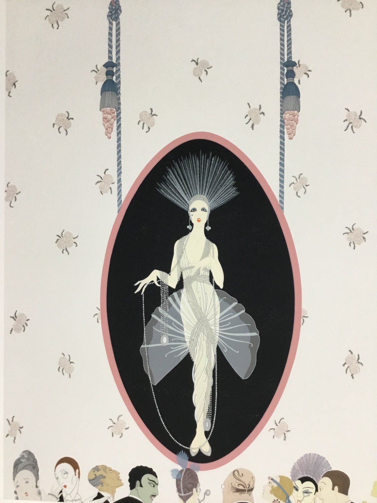 Erte The Portrait AP Signed & Numbered L/ED Lithograph FRAMED FREE SHIPPING