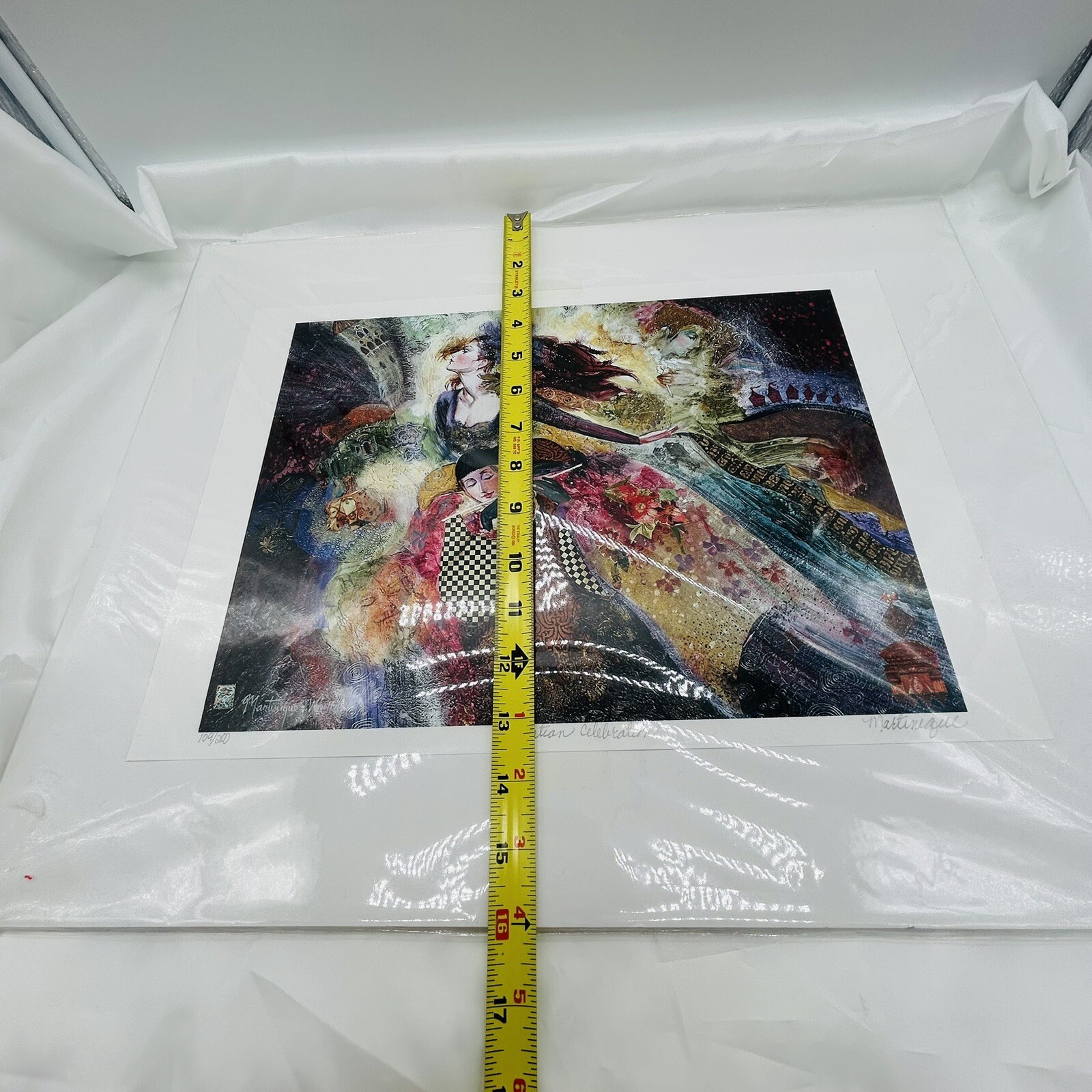 Art Print Signed Martinique Venetian Celebration Lithograph Limited Edition