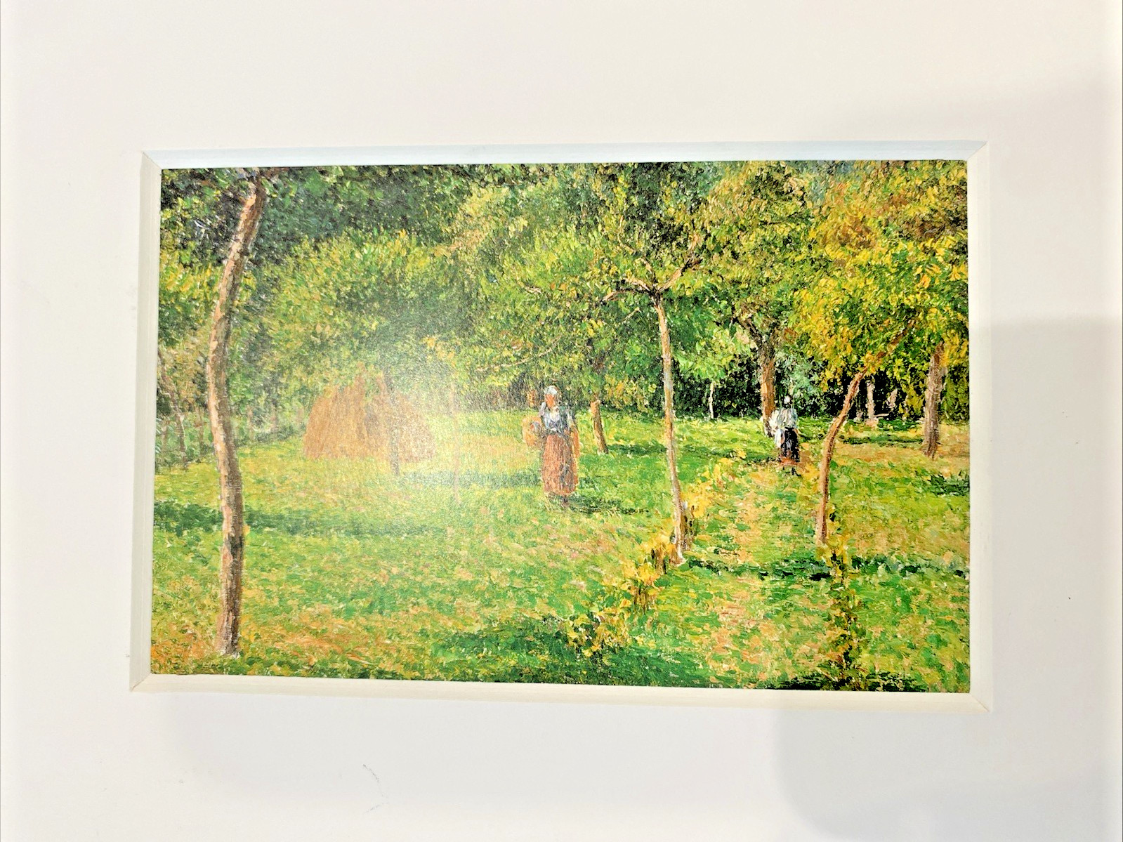 Circa 1896 Camille Pissarro “The Orchard At Evagny” 5.5”X 3.5in Print 10x8Matted