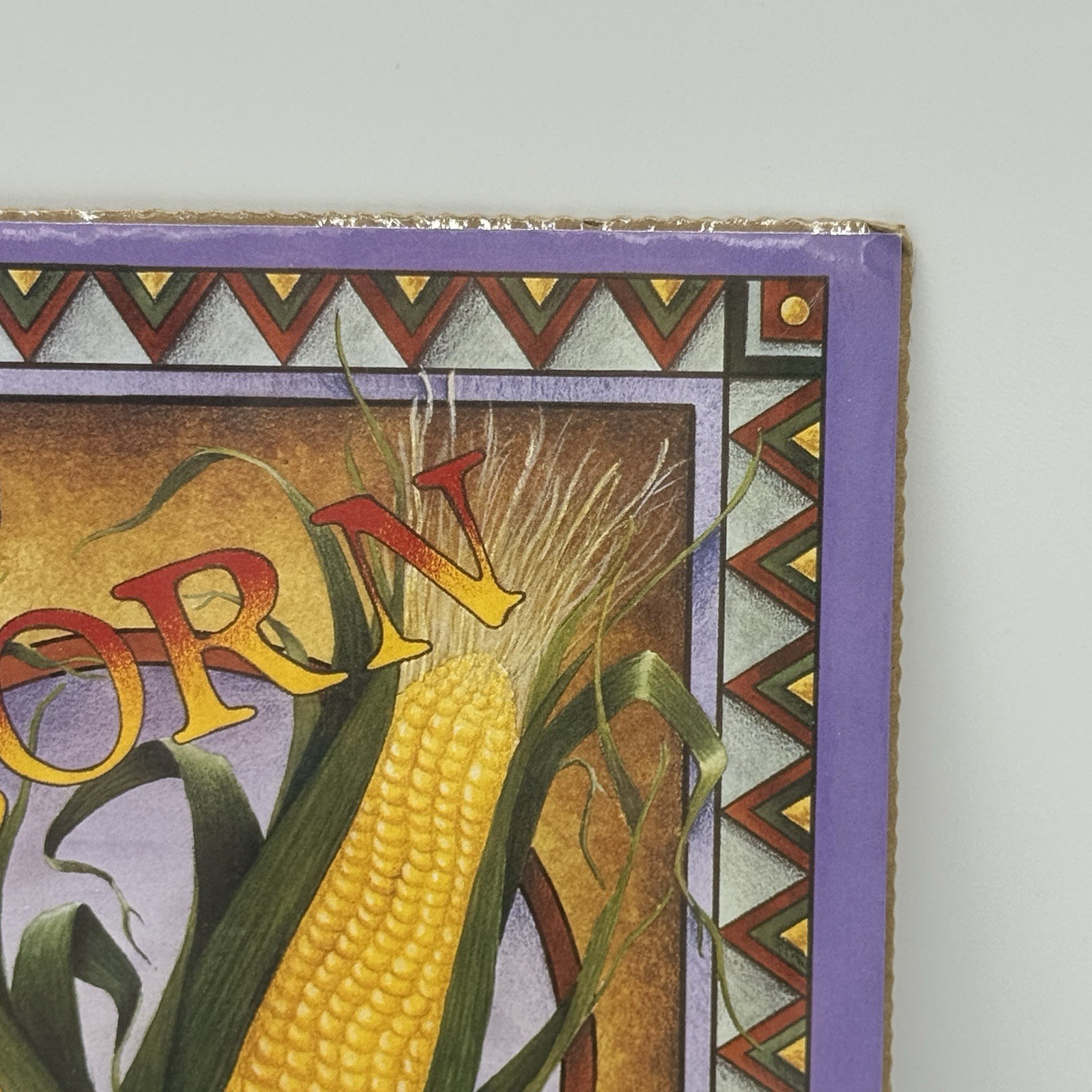Vintage Bernard Fine Art Lillian Seed Print Bundle Corn & Violet 10×8 Inches
