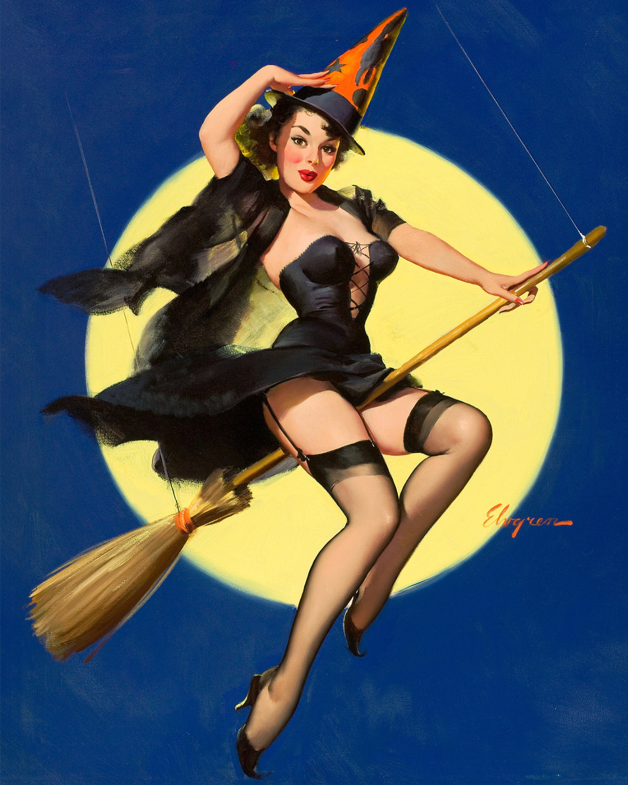 Gil Elvgren Pin-UP 8″x10″ Illustration Reproduction Print Wall Art pinup #4