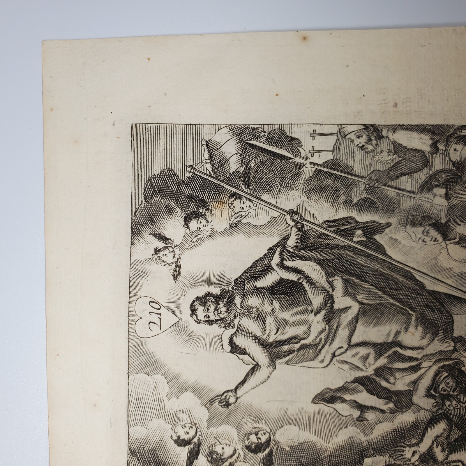 1695–1710 Richard Blome Bible Copper Engravings: Descent & Resurrection Easter