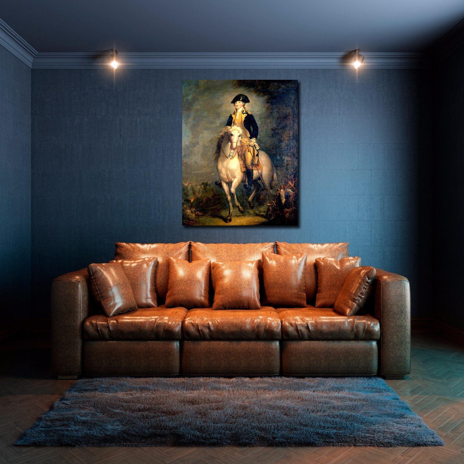 George Washington Rembrandt Painting Giclee Canvas Print Art Home Decor Wall