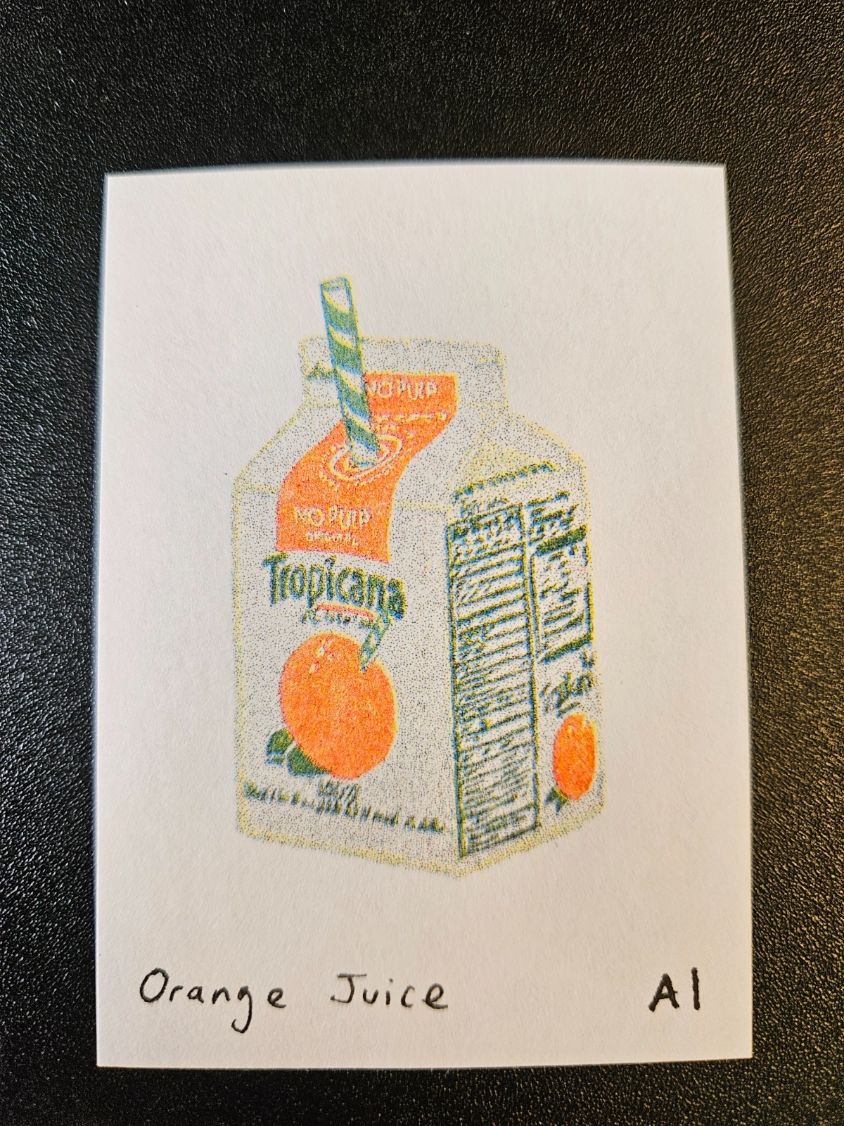 Anastasia Ana Inciardi Mini Print – Orange Juice