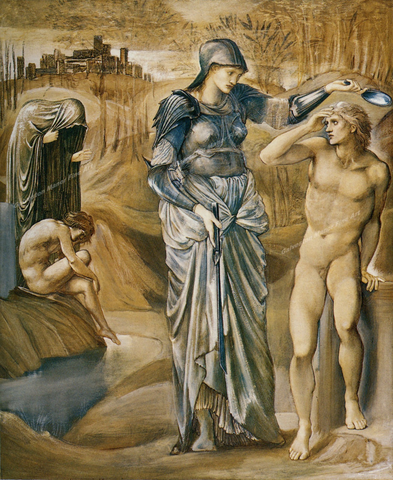 The Perseus Series_panel 1_the call of perseus by Burne-Jones