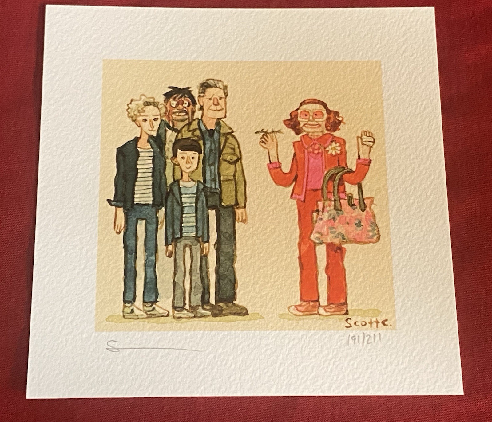 Scott C Print – The Strange Aunt – Weapons Great Showdown- 5×5 Aunt Gladys