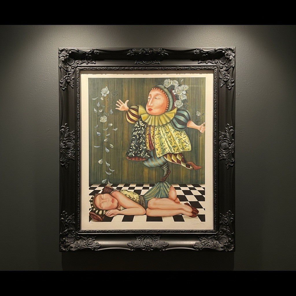 Donna Young Hand Signed Limited Edition Giclée Print 342/400 28in x 22 3/4in