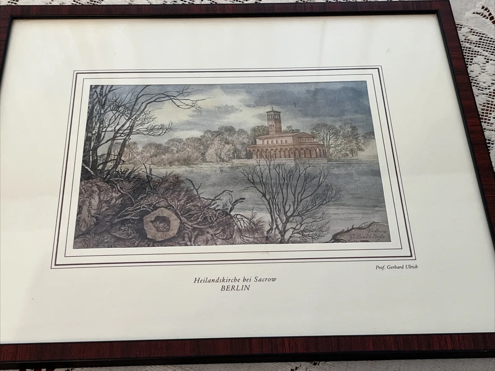 Prof. Gerhard Ulrich – Bundle 6x Art Prints – Framed – 1970s – Berlin