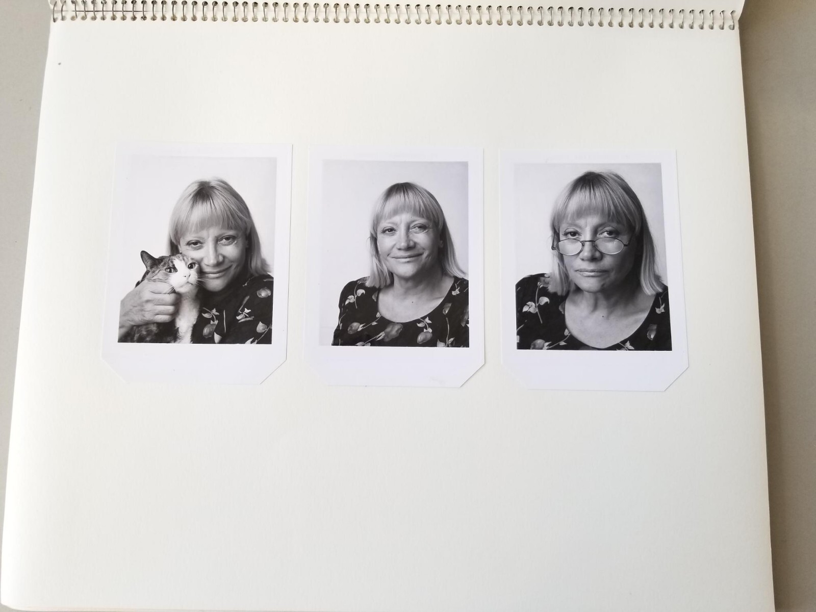 3 Unique 4″x5″ Polaroids of Rebecca Segerstrom by Susumo Sato. NYC Late 1980’s