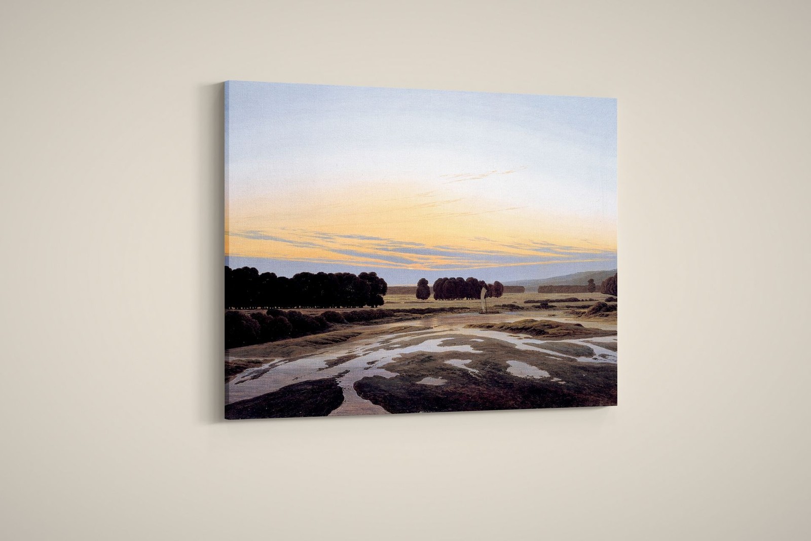 Caspar David Friedrich – The Big Enclosure – Art Print on Paper or Canvas