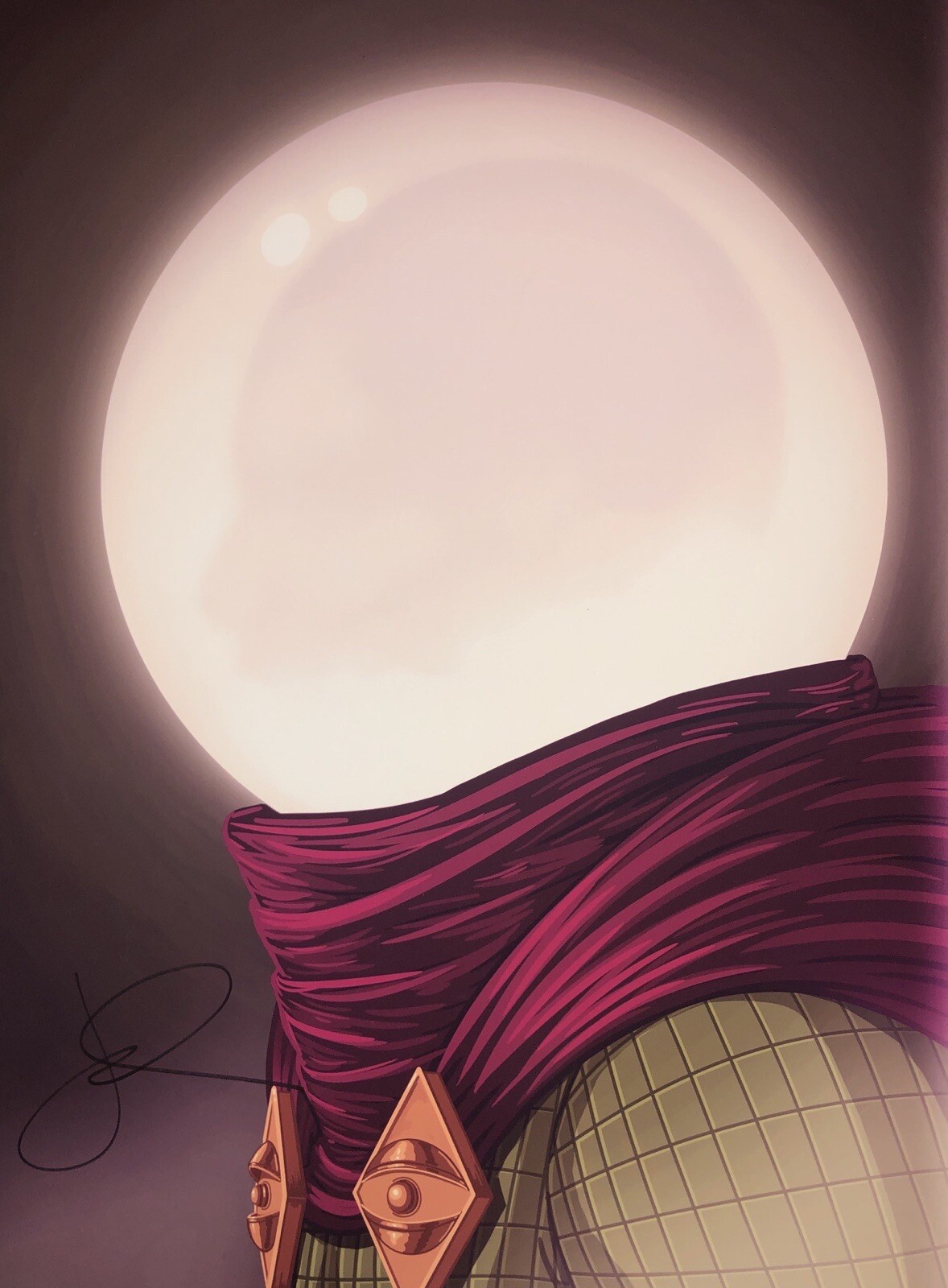 Mysterio Mondo Mike Mitchell Portrait Print Marvel Giclee Signed Jake Gyllenhall