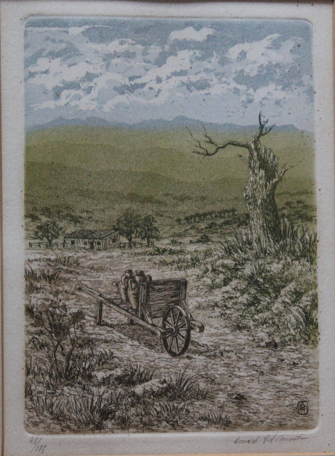Daniel Martin Signed Limited Edition Farm Scene Framed Print 48/175