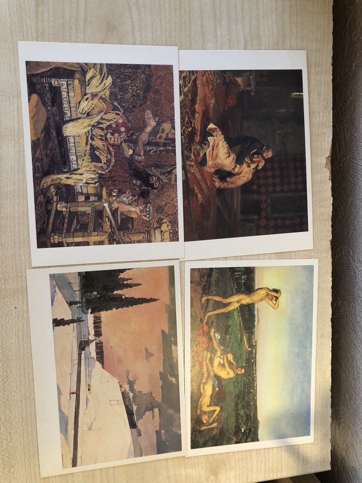 Set of 26 soviet postcards The Tretyakov Gallery Russian museum Moscow, rare